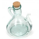 HAND BLOWN CLEAR GLASS CRUET