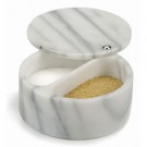 WHITE MARBLE SALT BOX