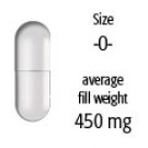 VEGETABLE CAPSULES -0- 500/BAG